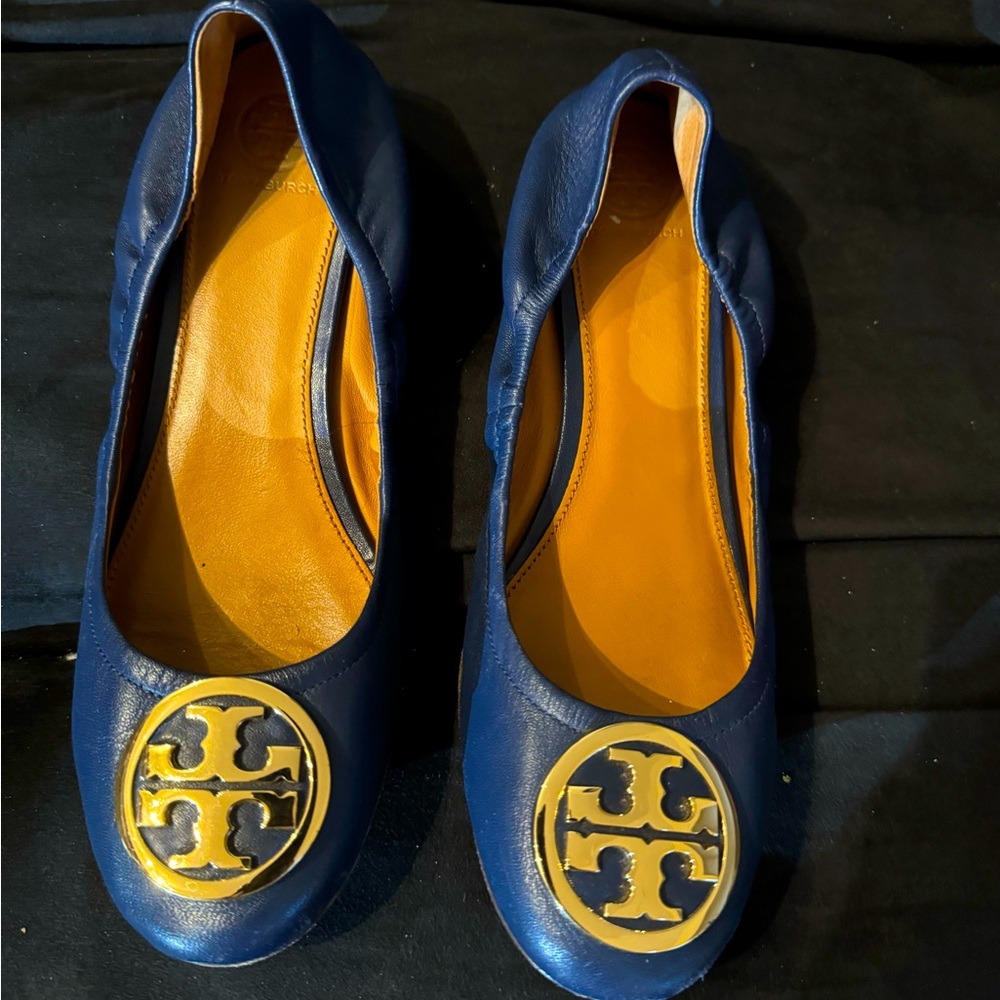 Tory Burch Benton Ballet Nappa Leather Flats